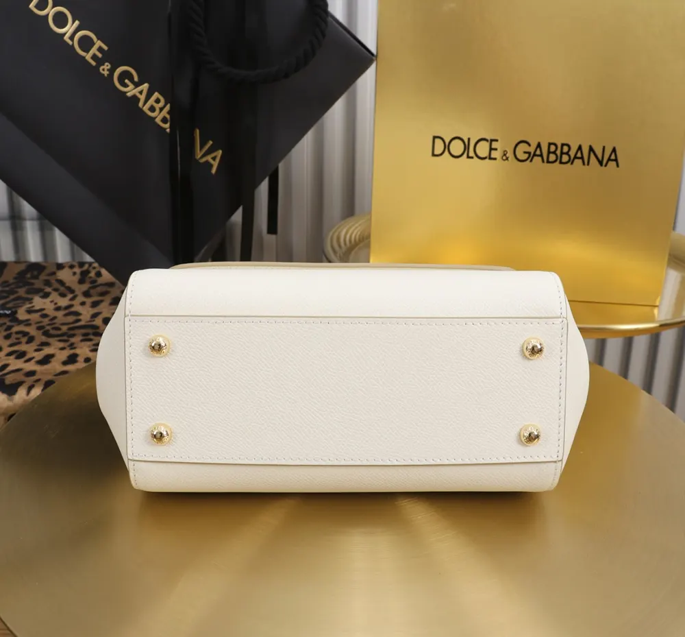 Dolce Gabbana D&G Women Medium Dauphine Leather Sicily Bag - image 6