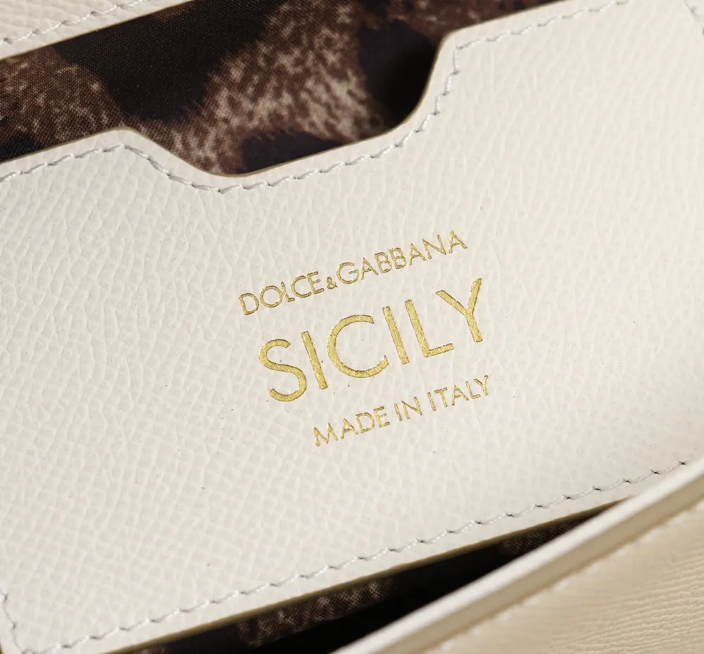 Dolce Gabbana D&G Women Medium Dauphine Leather Sicily Bag - image 8