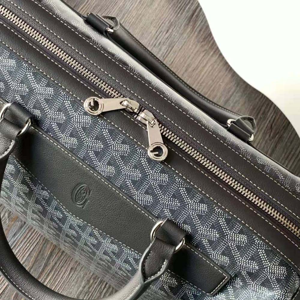 Goyard Unisex Cisalpin Document Case-Grey - image 9