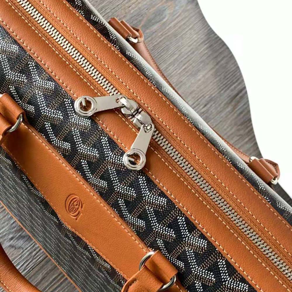 Goyard Unisex Cisalpin Document Case-Tan - image 9