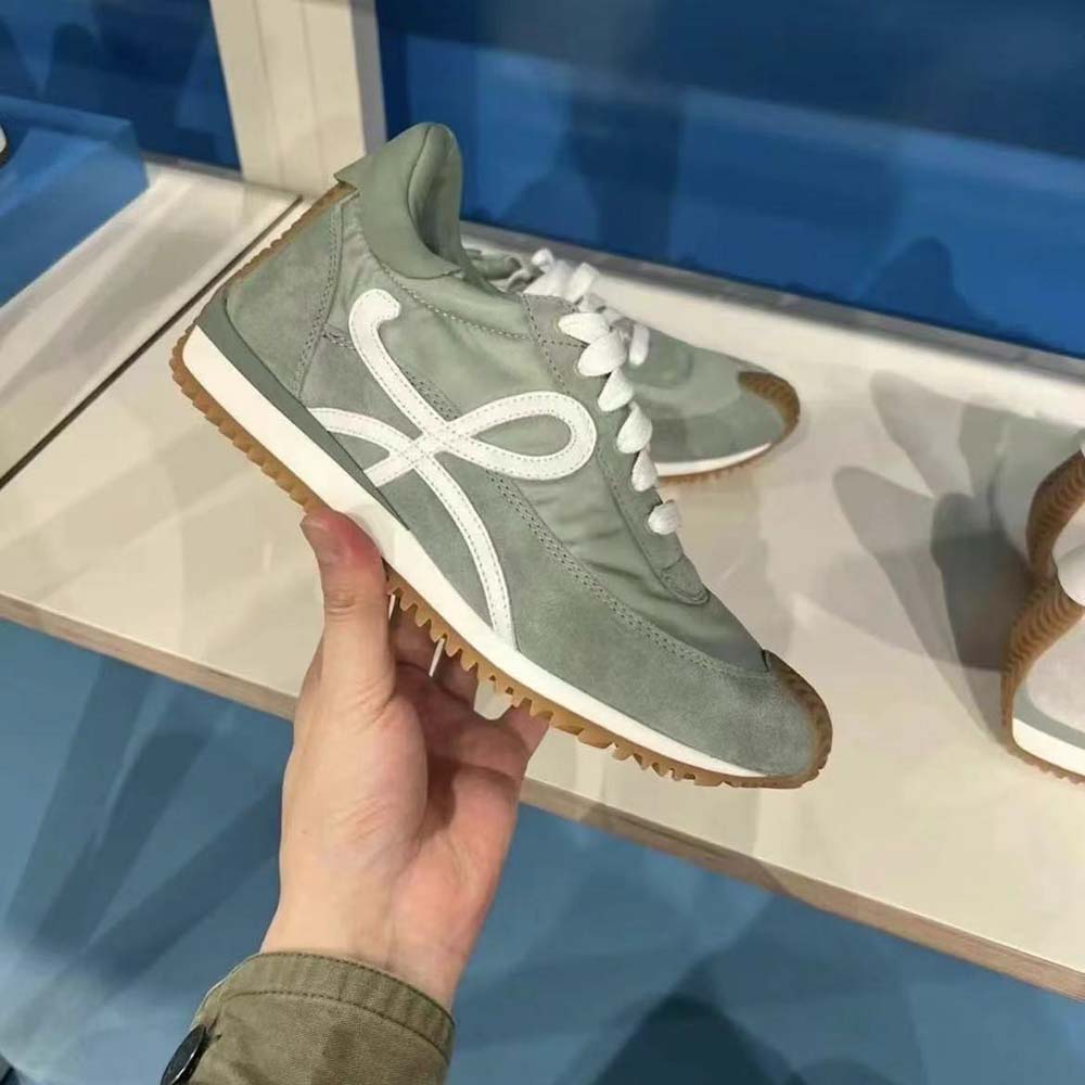 Top-down view showing lacing and silhouette of Loewe Unisex Flow Runner