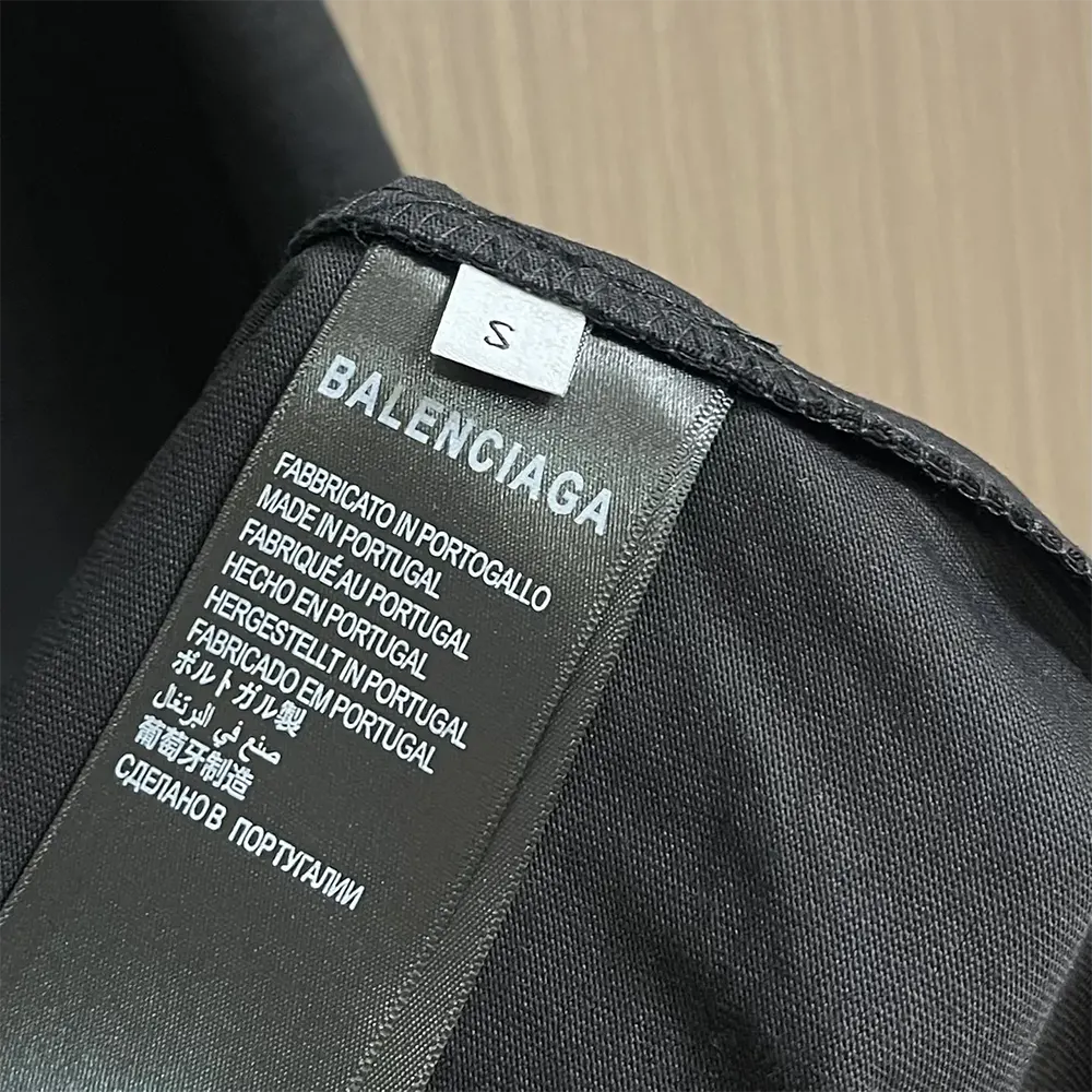 Balenciaga Women How Do You Feel? T-Shirt Medium Fit in Black Vintage Jersey - image 10