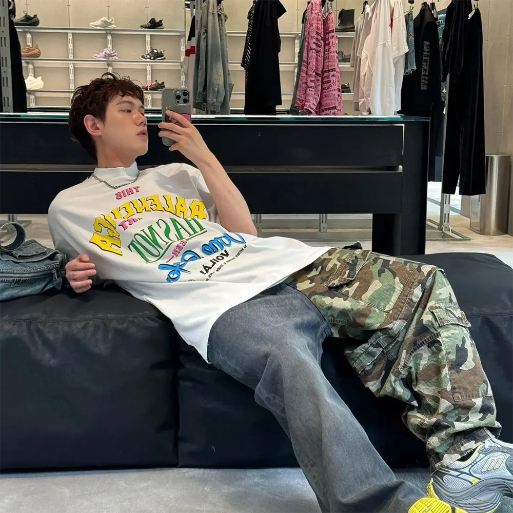 Balenciaga Women Not Been Done T-Shirt Oversized in off White Vintage Jersey - image 11