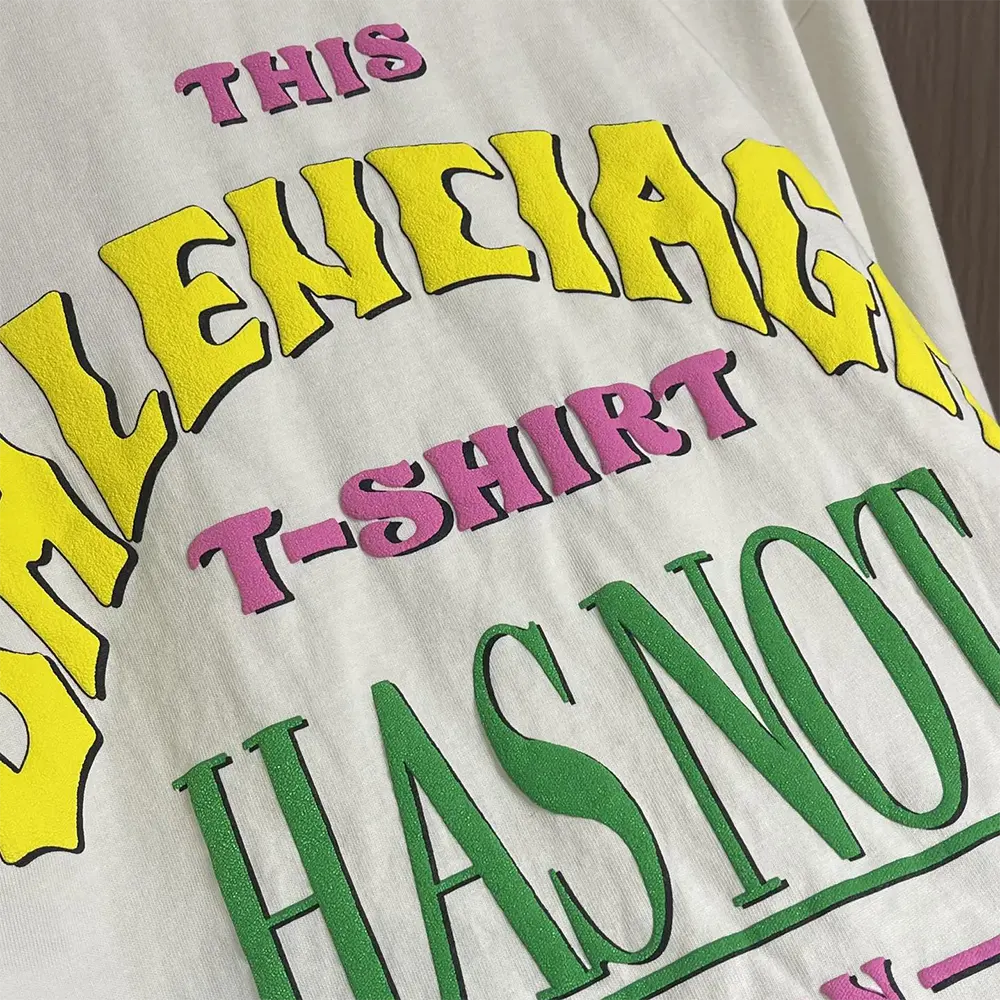 Balenciaga Women Not Been Done T-Shirt Oversized in off White Vintage Jersey - image 5