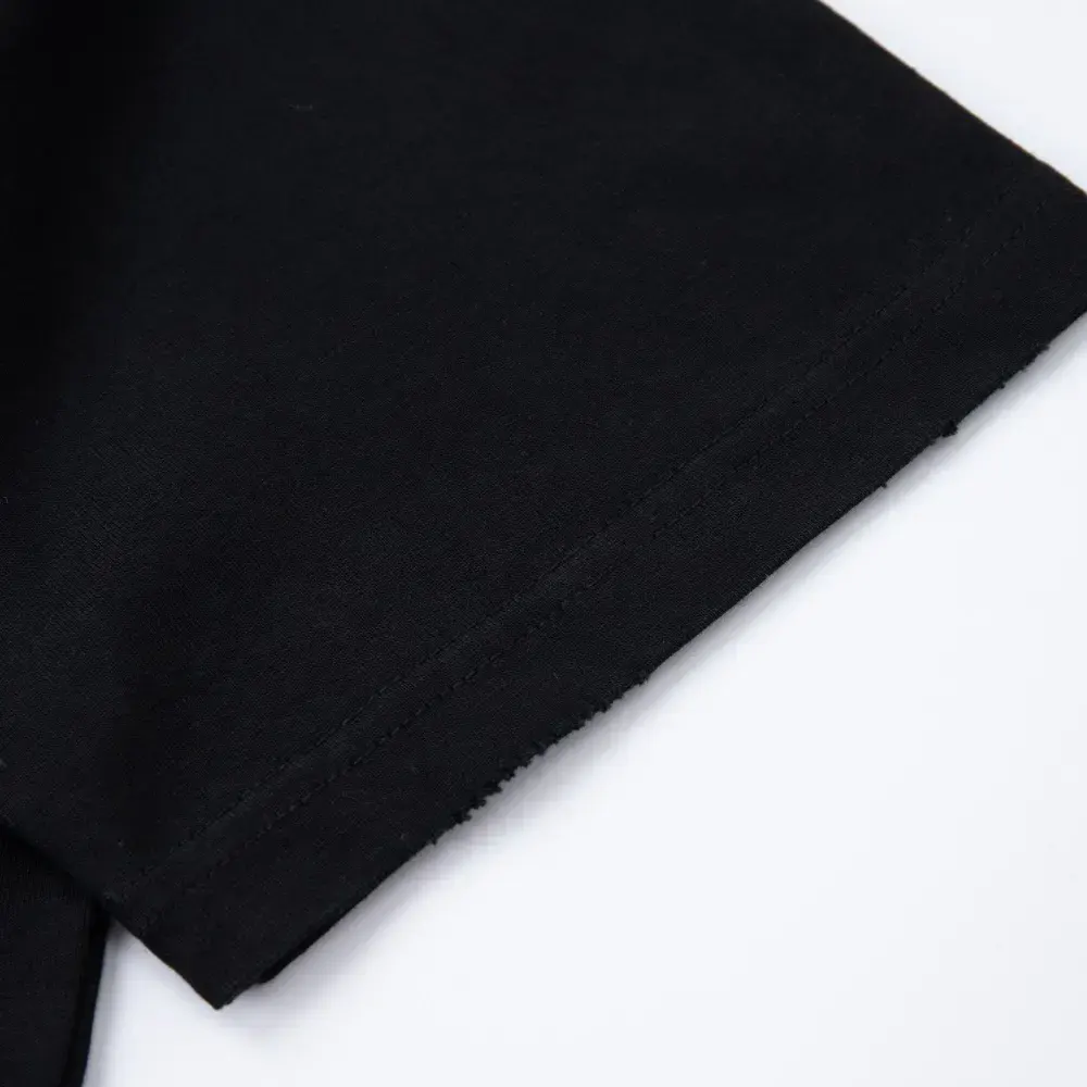 Balenciaga Men Lo_ve T-Shirt Medium Fit Black and Dark Grey Vintage Jersey - image 9