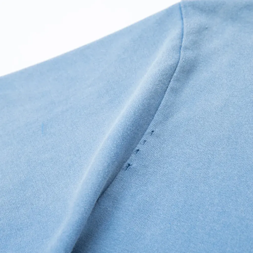 Balenciaga Men Paris Moon T-Shirt Oversized in Blue Vintage Jersey - image 8