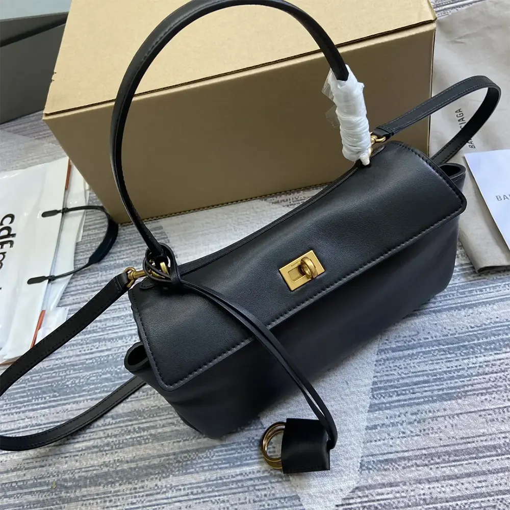 Balenciaga Women Rodeo Small Handbag in Black - image 4