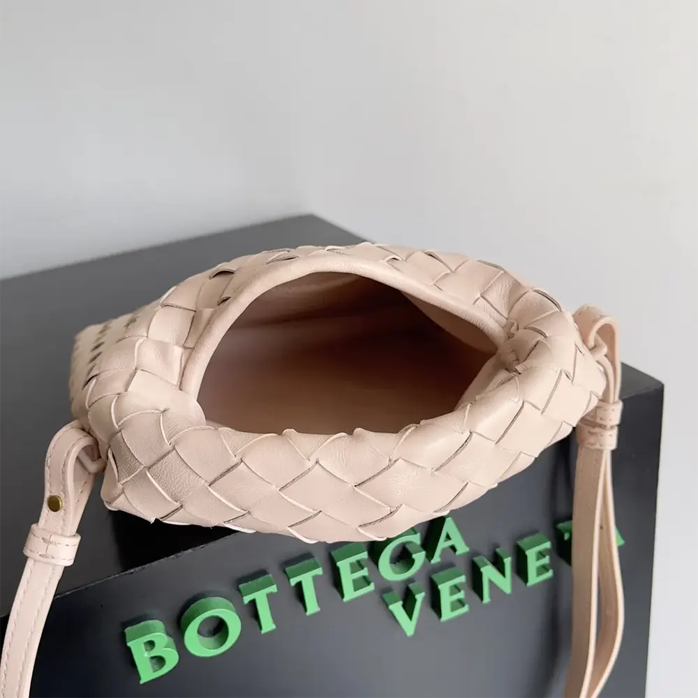 Bottega Veneta Women Mini Hop in Calf Leather-Pink - image 7