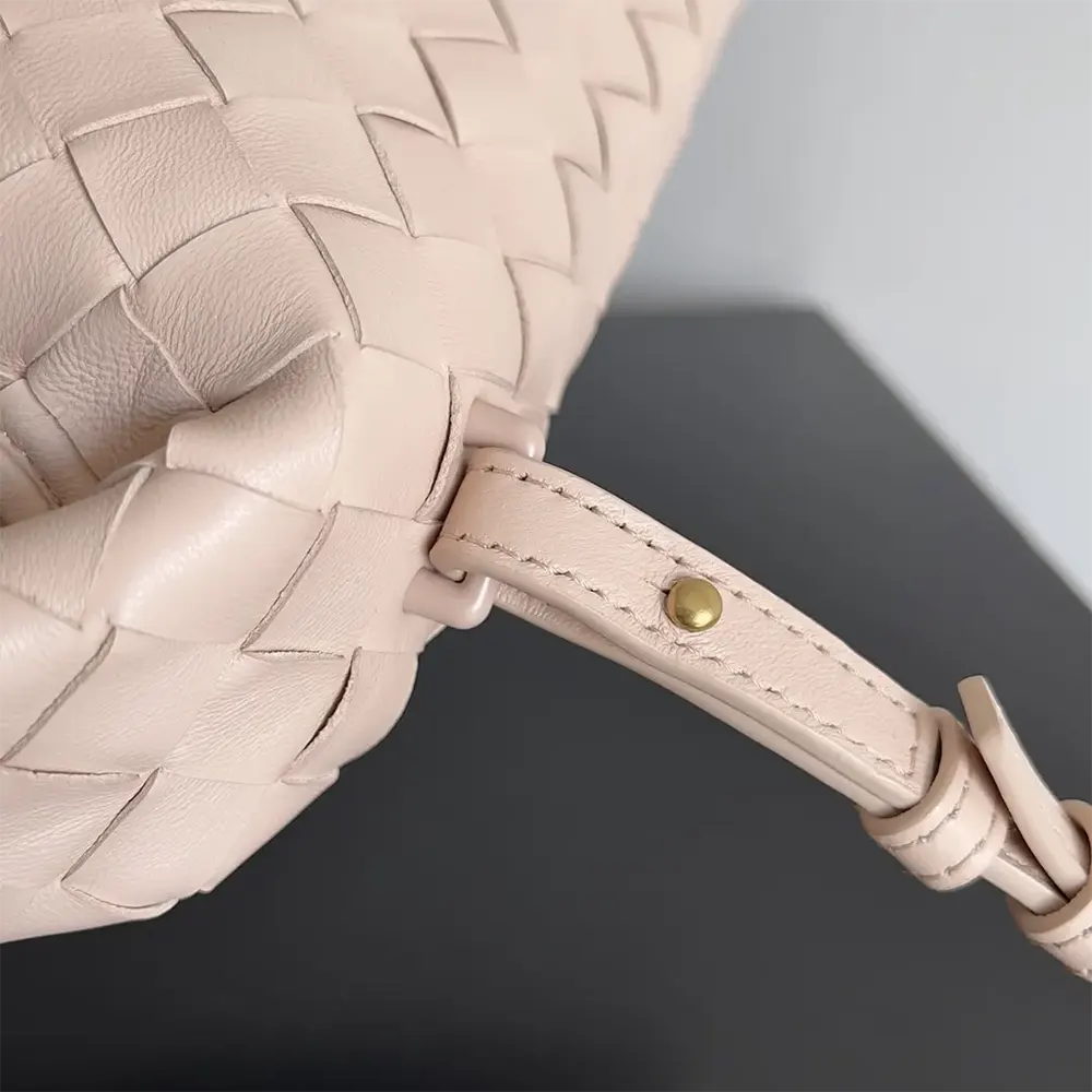Bottega Veneta Women Mini Hop in Calf Leather-Pink - image 6