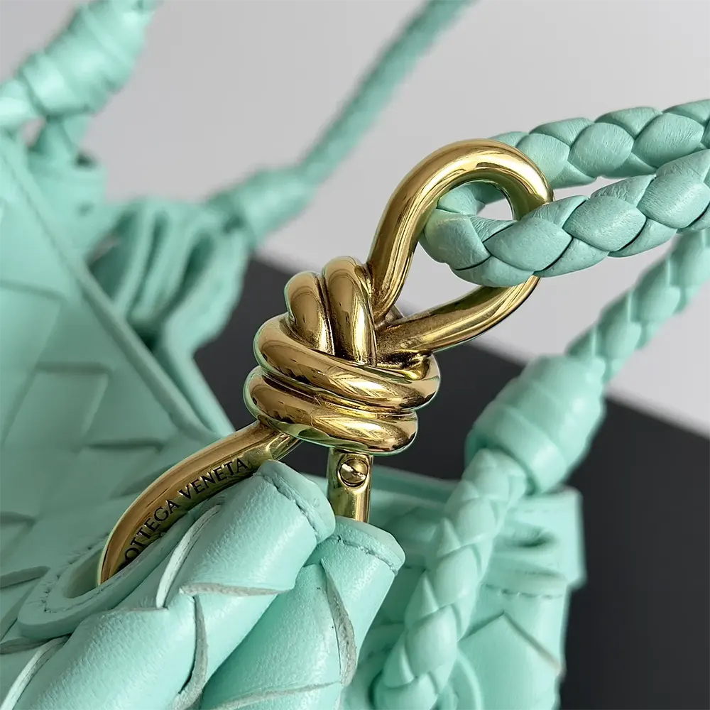Bottega Veneta Women Small Andiamo Parachute- Green oasis - image 7
