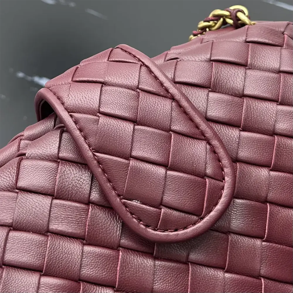 Bottega Veneta Women Teen Lauren 1980 With Chain-Barolo - image 8