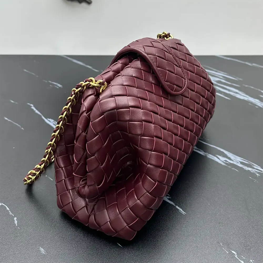 Bottega Veneta Women Teen Lauren 1980 With Chain-Barolo - image 5