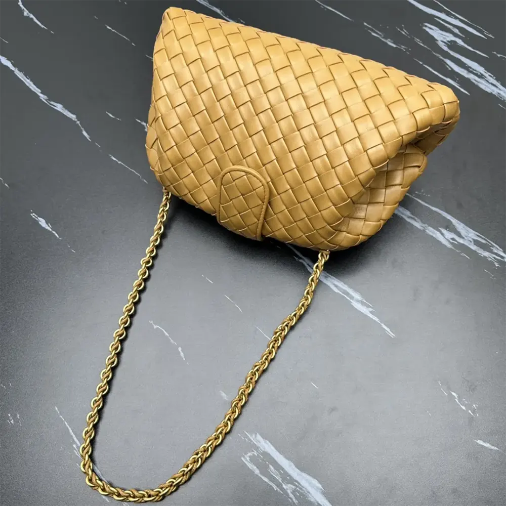 Bottega Veneta Women Teen Lauren 1980 With Chain-Dark Praline - image 6