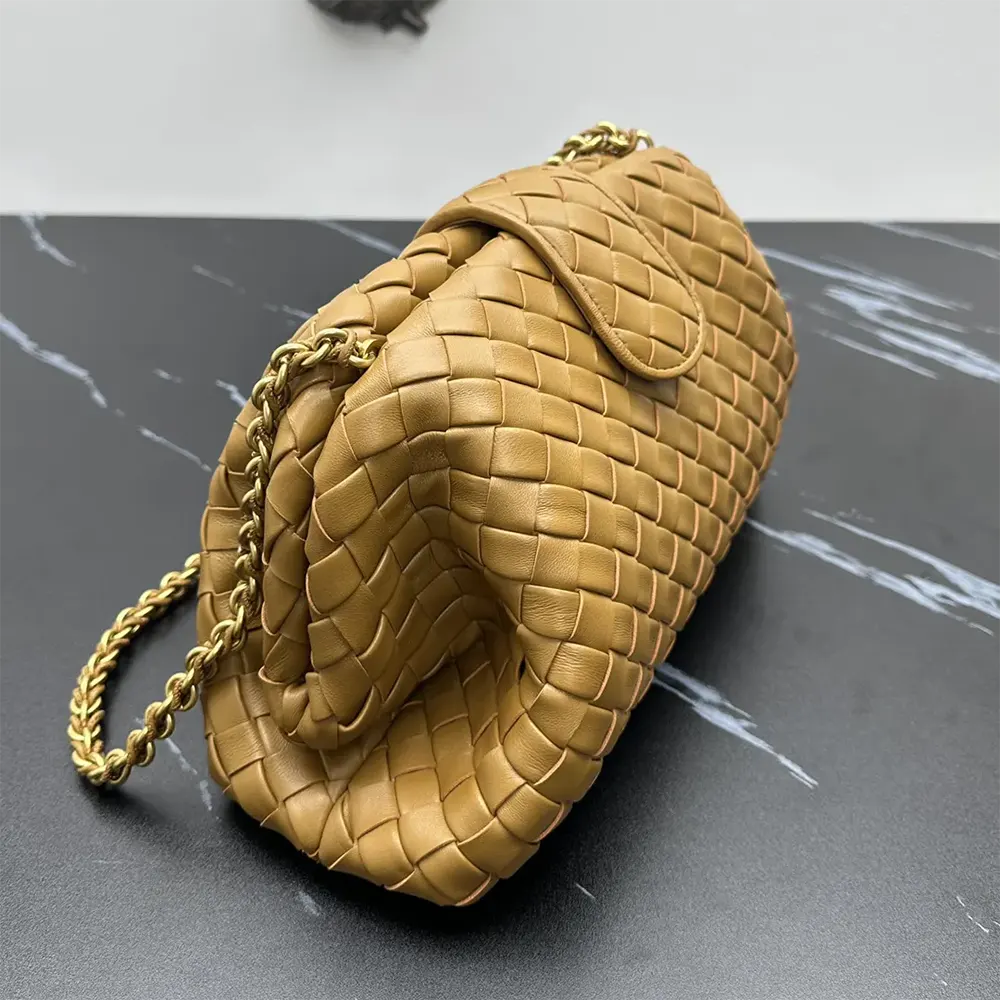 Bottega Veneta Women Teen Lauren 1980 With Chain-Dark Praline - image 7