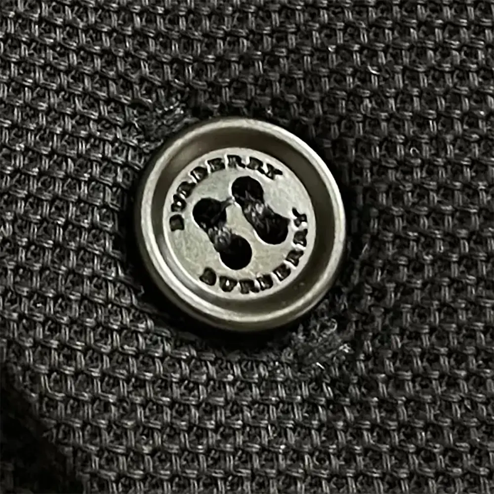 Burberry Men Cotton Polo Shirt-Black - image 7