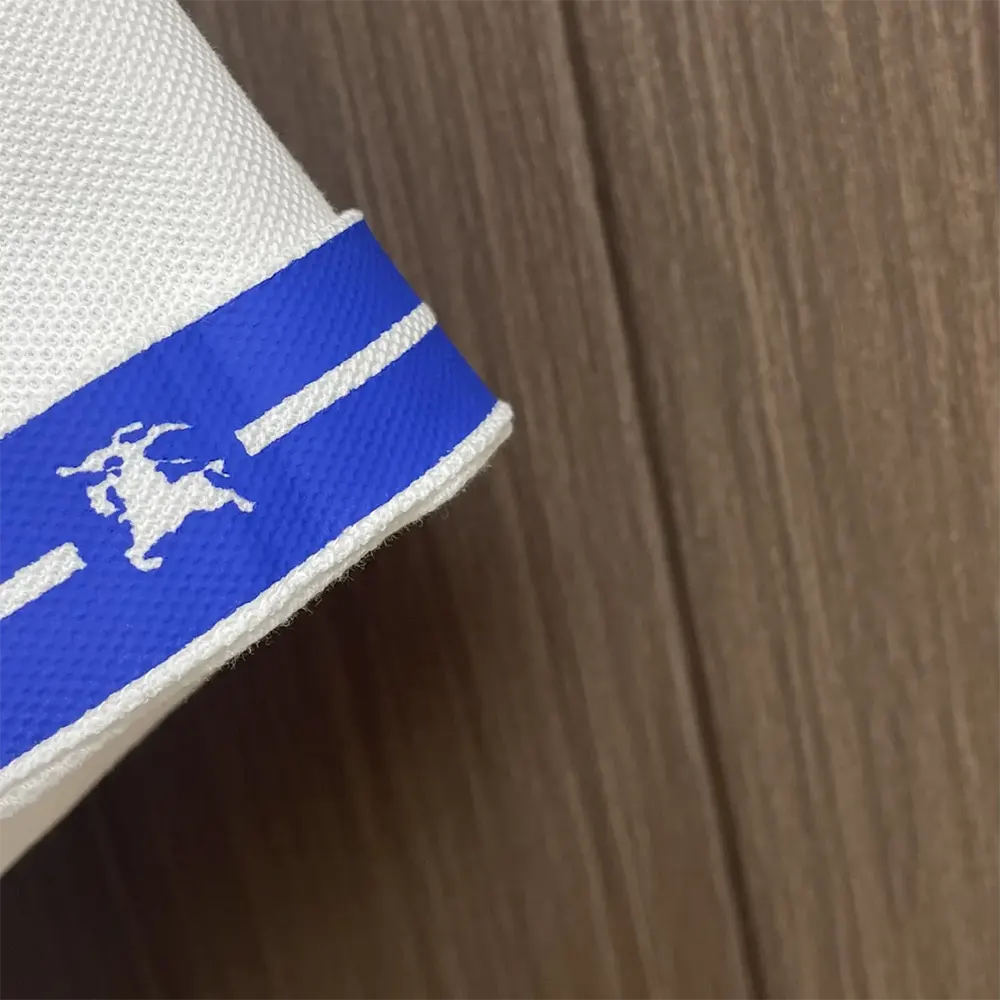 Burberry Men Cotton Polo Shirt-White - image 6