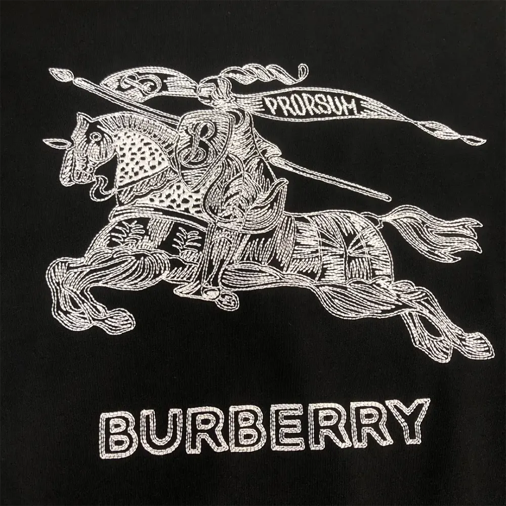 Burberry Men EKD Cotton T-shirt-Black - image 7
