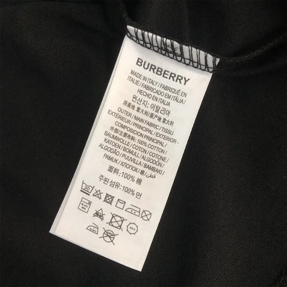 Burberry Men EKD Cotton T-shirt-Black - image 9