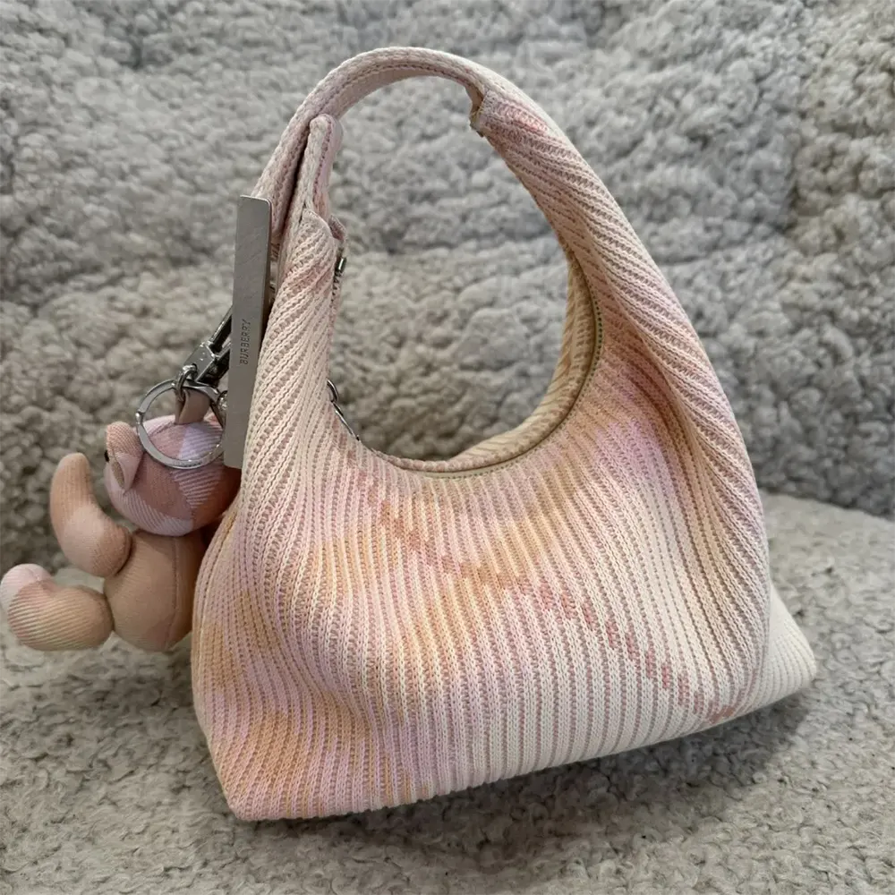 Burberry Women Mini Peg Duffle Bag-Pink - image 5