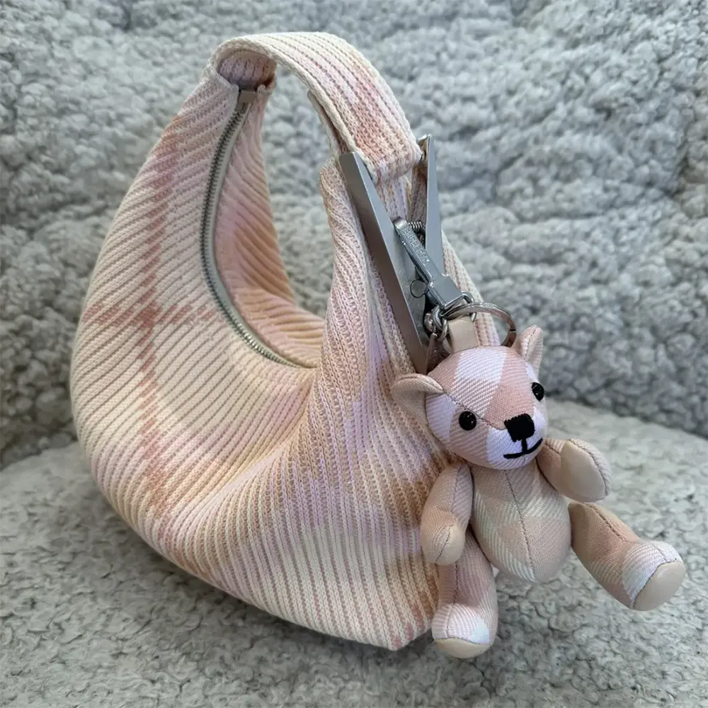 Burberry Women Mini Peg Duffle Bag-Pink - image 4