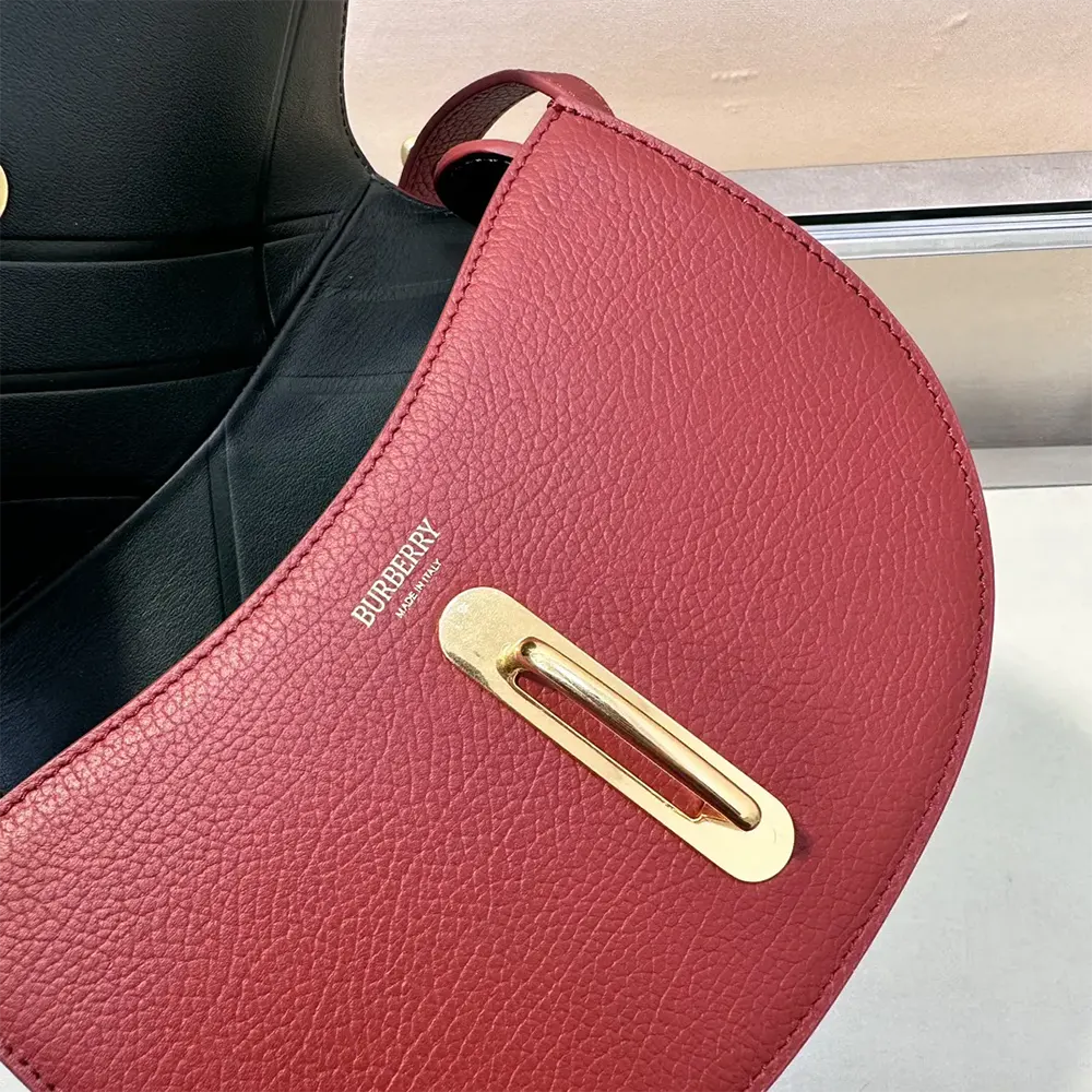 Burberry Women Mini Rocking Horse Bag-Maroon - image 10