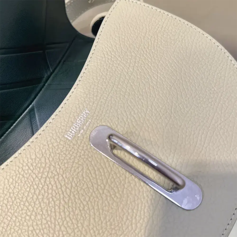 Burberry Women Mini Rocking Horse Bag-White - image 8