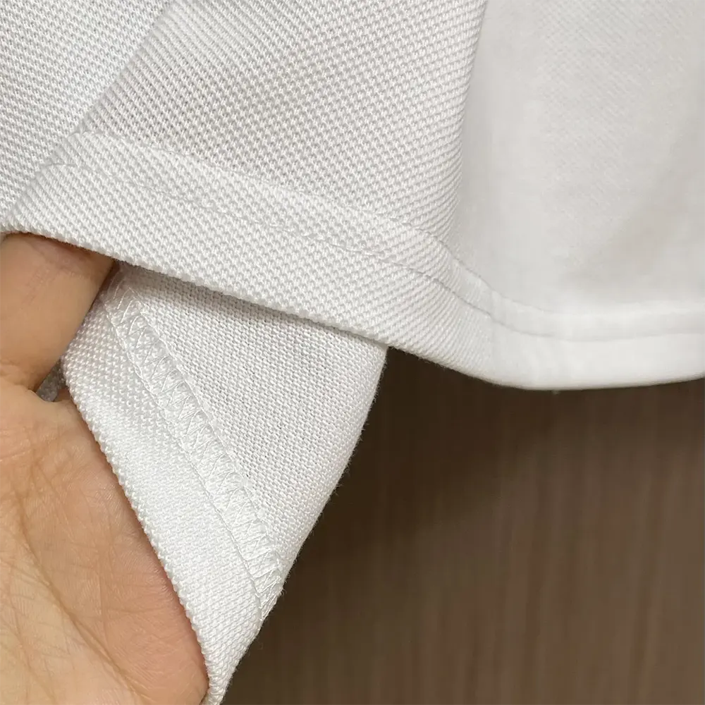 Celine Men Classic Polo Shirt in Cotton Piqué-White 2X75H626U.01OB - image 6