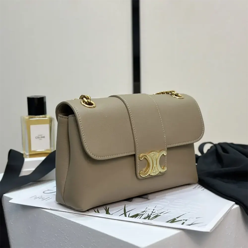 Celine Women Medium Celine Victoire Bag in Supple Calfskin 115853FDU.18BS - image 4