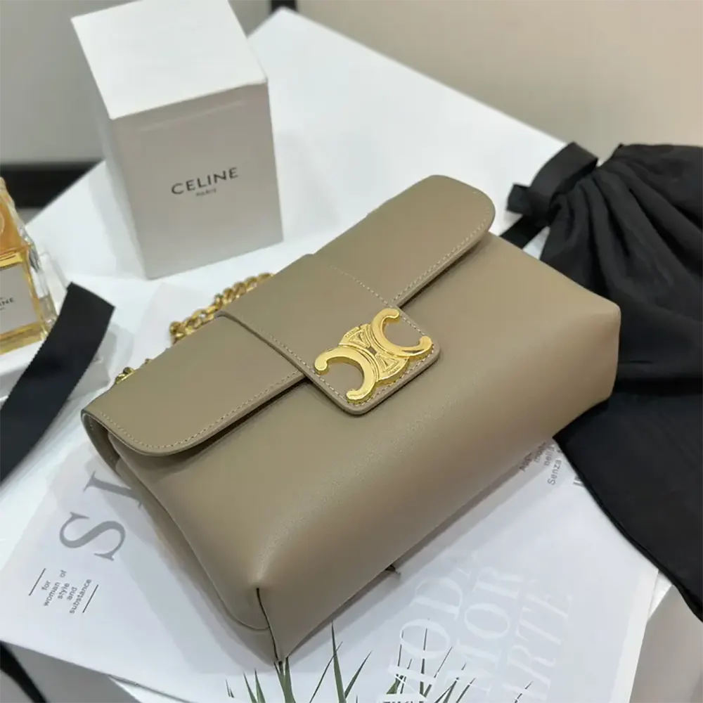 Celine Women Medium Celine Victoire Bag in Supple Calfskin 115853FDU.18BS - image 6