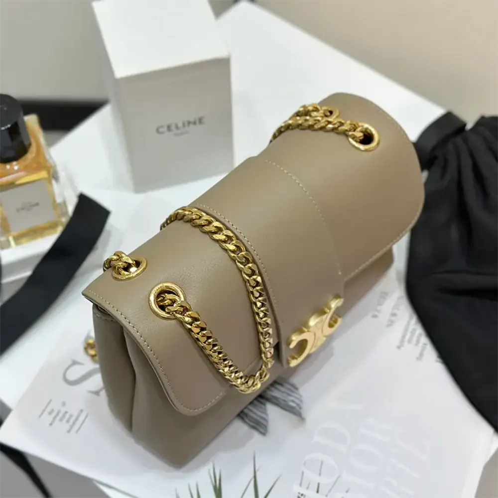 Celine Women Medium Celine Victoire Bag in Supple Calfskin 115853FDU.18BS - image 7