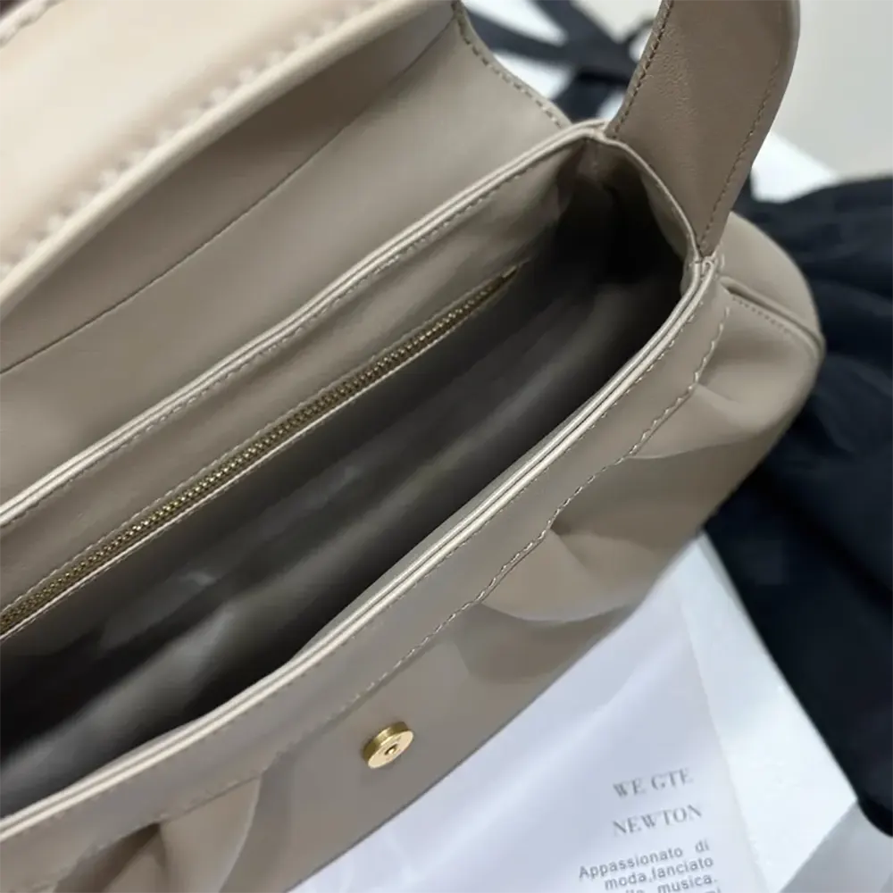Celine Women Medium Polly Bag in Supple Calfskin 115633FDU.18BP - image 7