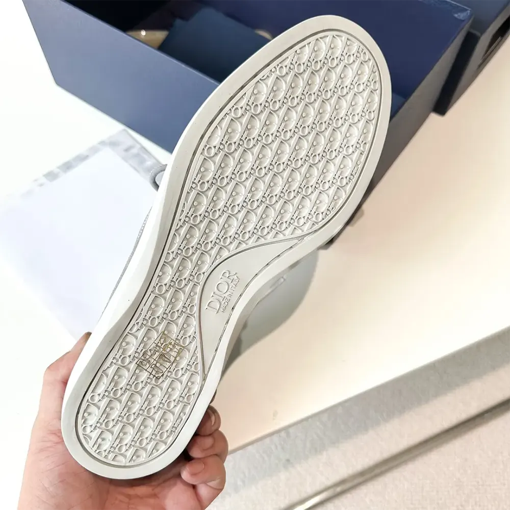 Dior Men Granville Boat Shoe Dior Gray Suede and Dior Oblique Jacquard - image 10