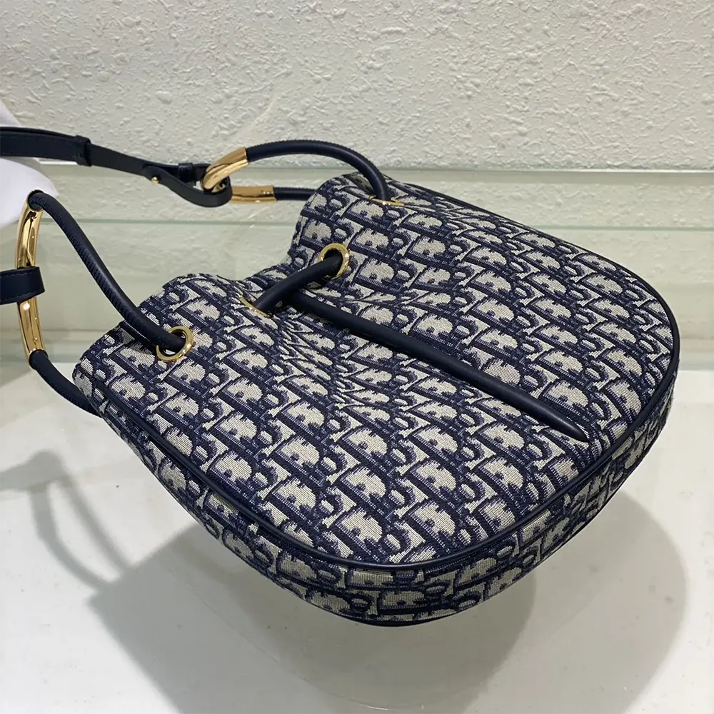 Dior Women Medium Dior Nolita Bag Blue Dior Oblique Jacquard - image 7