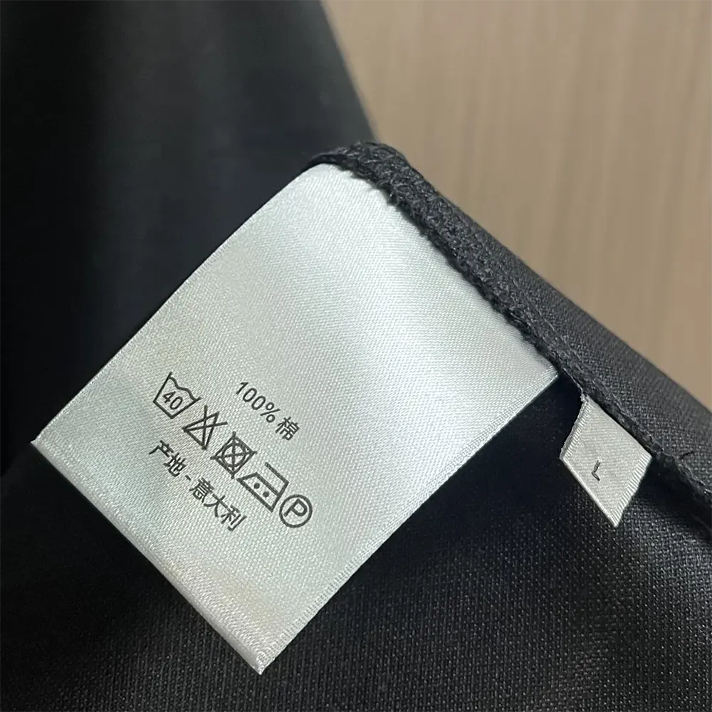Dior Men Polo Shirt with Bee Embroidery Black Cotton Piqué - image 9