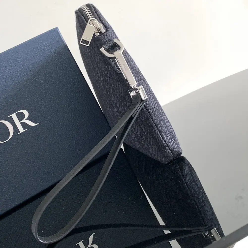 Dior Men Pouch Black Dior Oblique Jacquard 2OBCA251YSE_H03E - image 4