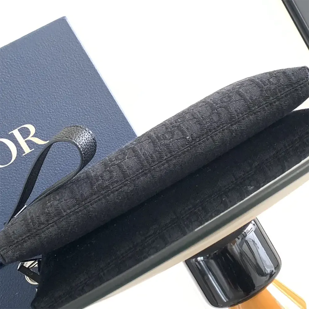 Dior Men Pouch Black Dior Oblique Jacquard 2OBCA251YSE_H03E - image 5