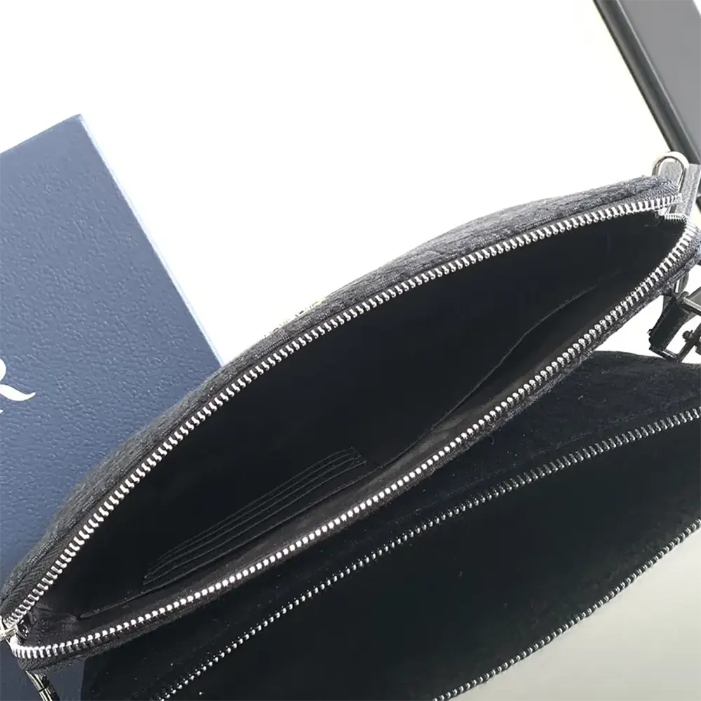 Dior Men Pouch Black Dior Oblique Jacquard 2OBCA251YSE_H03E - image 9