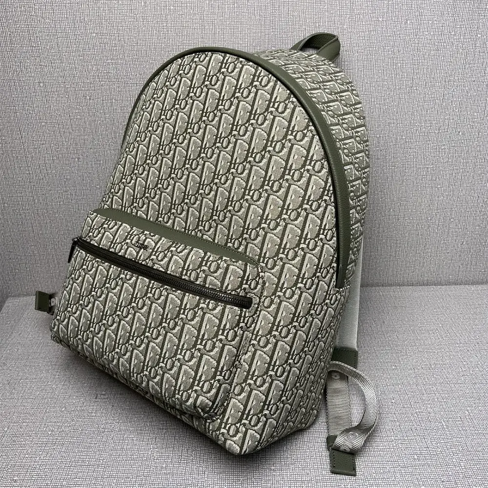 Dior Men Rider Backpack Khaki Dior Oblique Jacquard - image 4