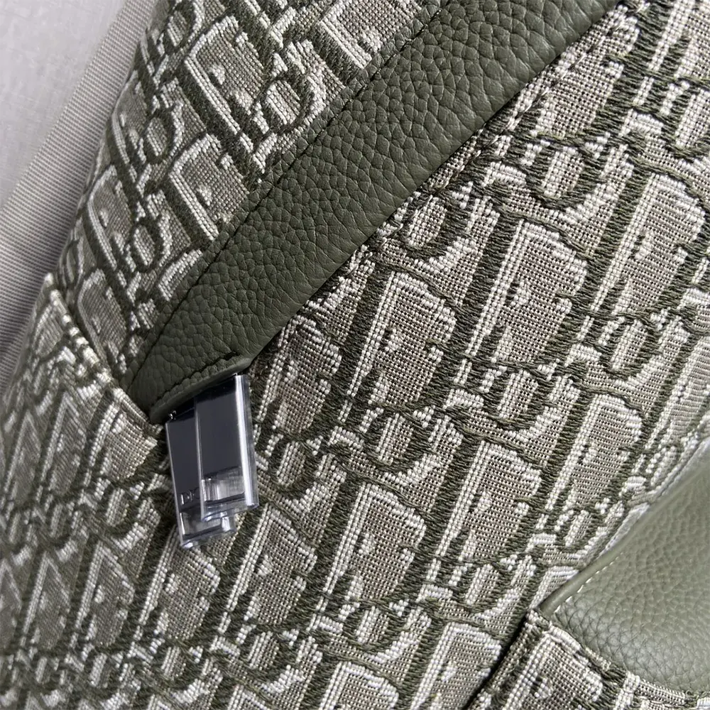 Dior Men Rider Backpack Khaki Dior Oblique Jacquard - image 7