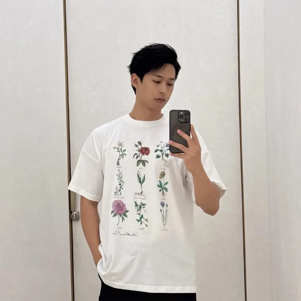 Dior Men T-Shirt White Slub Cotton Jersey 493J671A0817_C089 - image 11