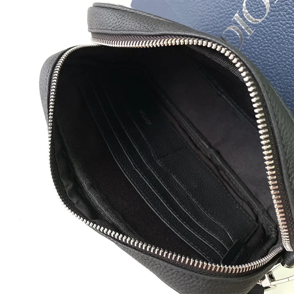Dior Men Toiletry Bag Beige and Black Dior Oblique Jacquard - image 9