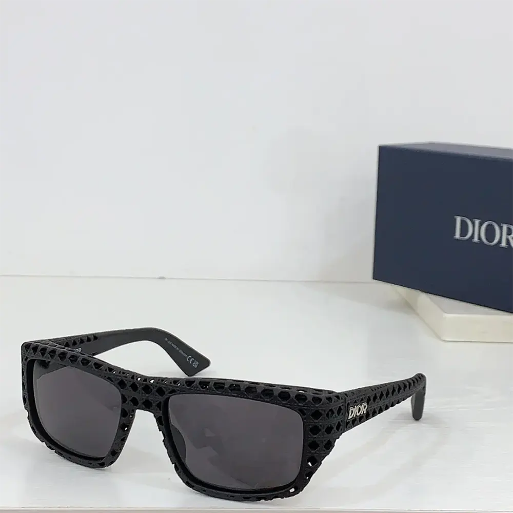 Dior Unisex Dior3D S1I Orange Mirrored Rectangular Sunglasses - image 5