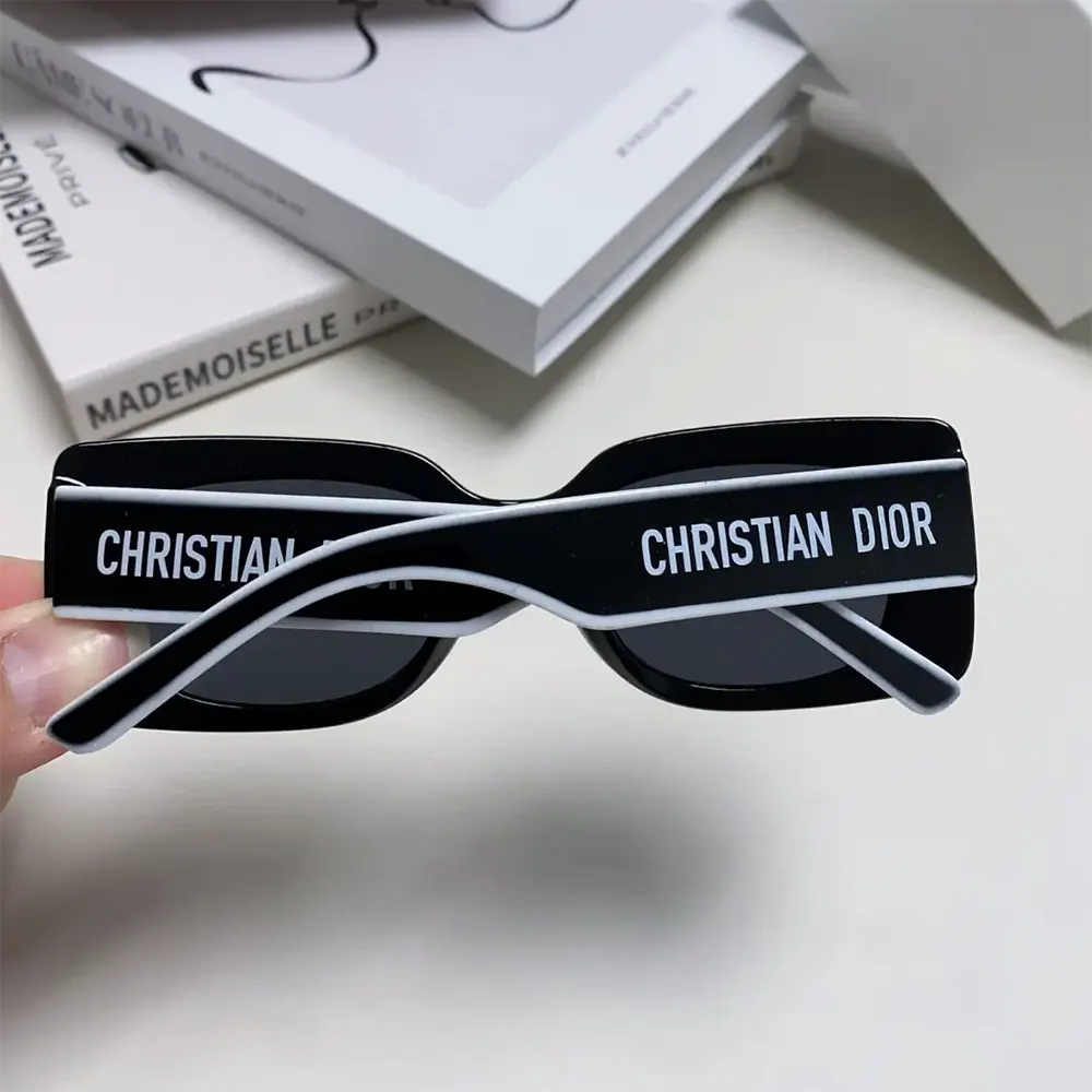 Dior Unisex DiorPacific S1U Black Square Sunglasses - image 8