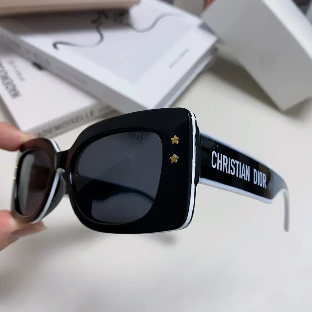 Dior Unisex DiorPacific S1U Black Square Sunglasses - image 7