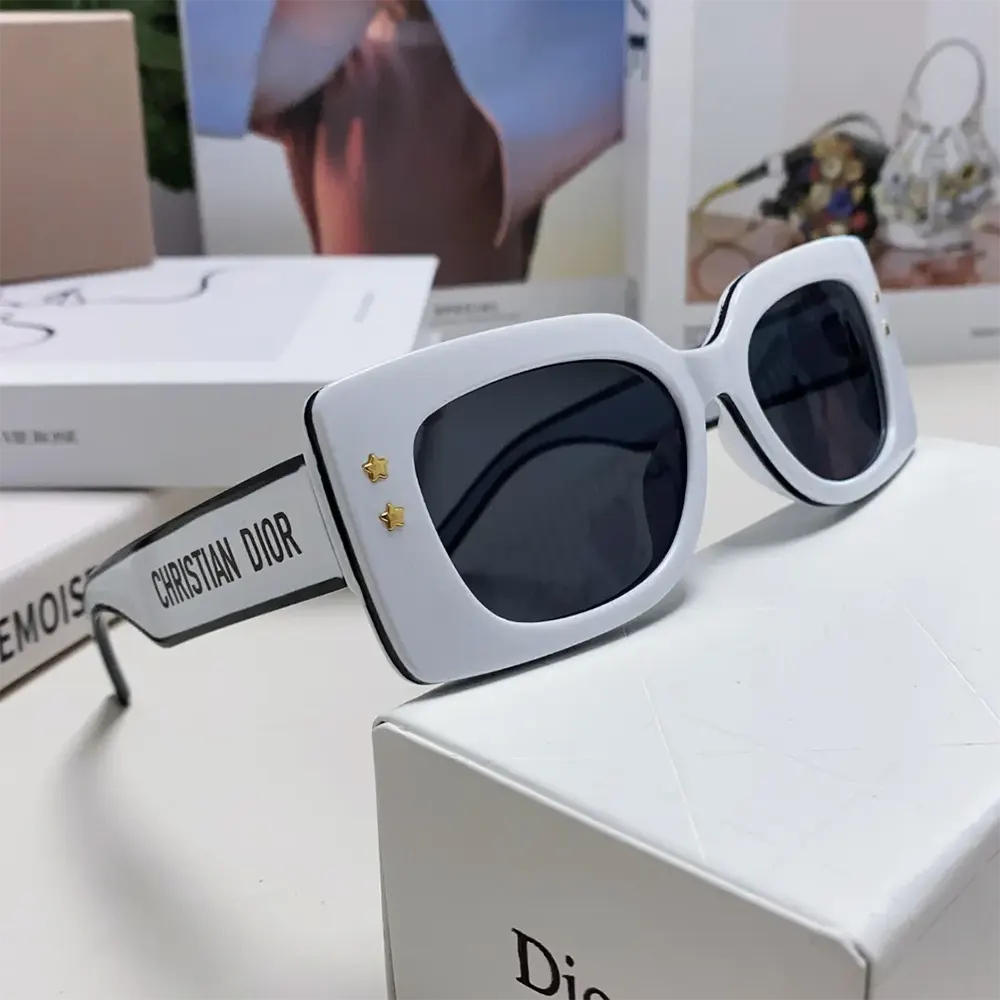 Dior Unisex DiorPacific S1U White Square Sunglasses - image 8