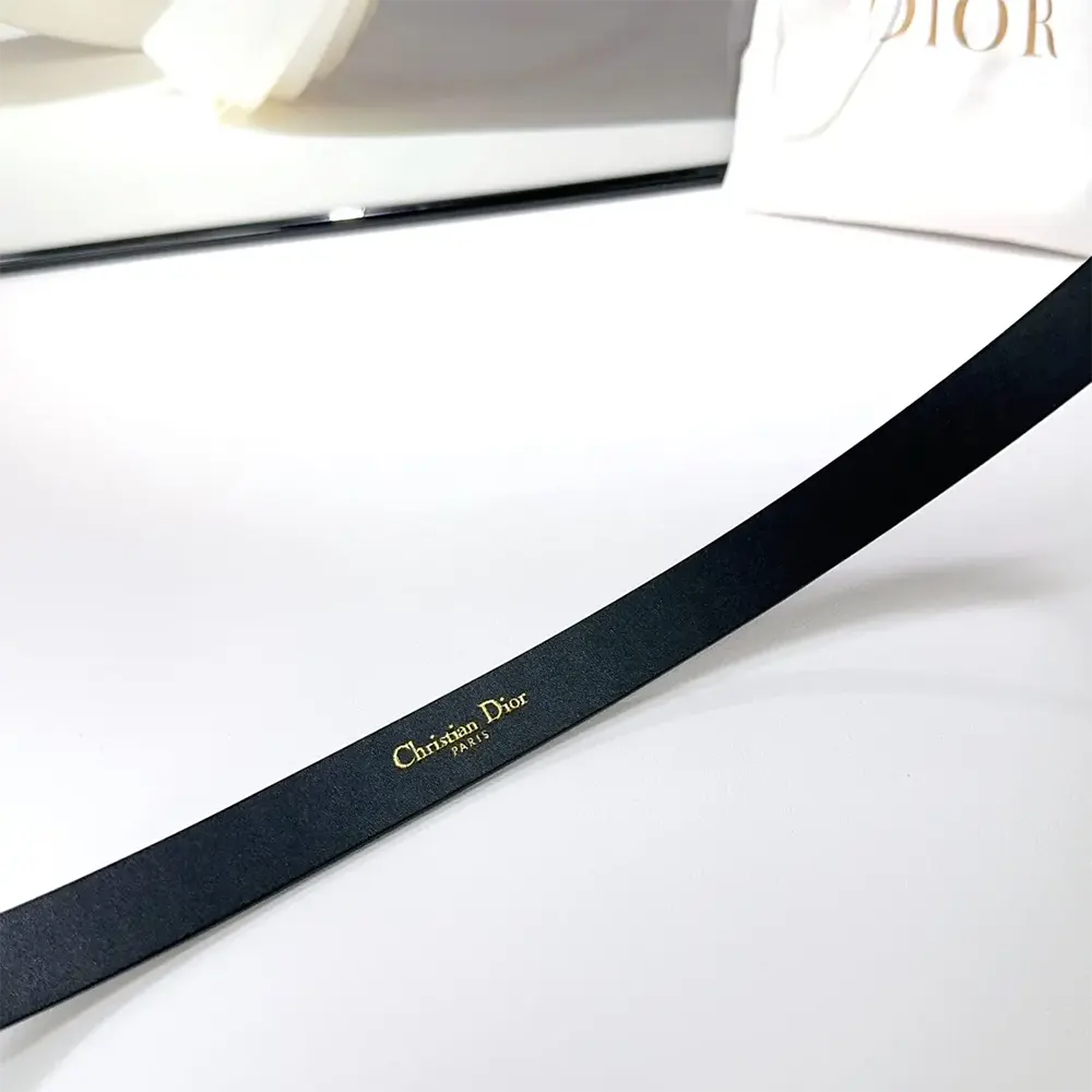 Dior Women 30 Montaigne Jolie Belt Black Smooth Calfskin 15 MM - image 10
