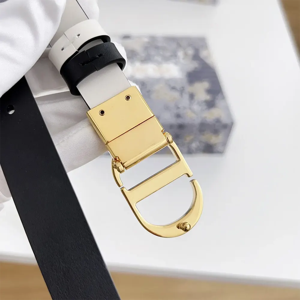 Dior Women 30 Montaigne Reversible Belt Black and Latte Smooth Calfskin 20 MM - image 7
