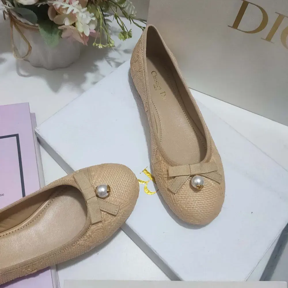 Dior Women Dior Ballet Flat Natural Cannage Raffia KCB900CFN_S23J - image 6