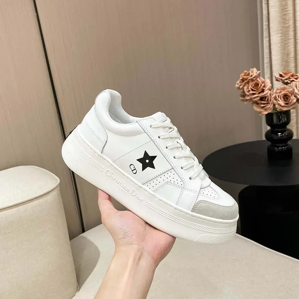 Dior Women Dior Star Platform Sneaker White Calfskin and Suede KCK413CLD_S09W - image 7
