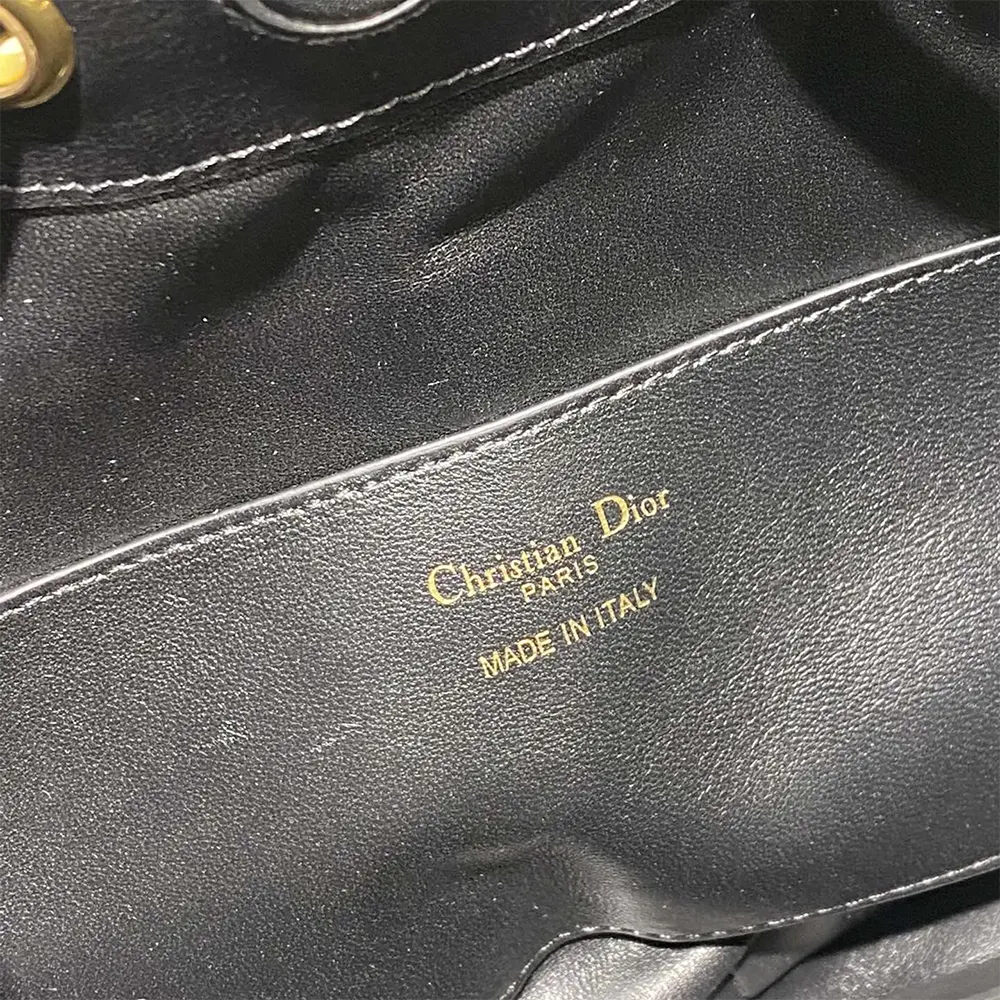 Dior Women Large Dior Nolita Bag Black Calfskin - image 10